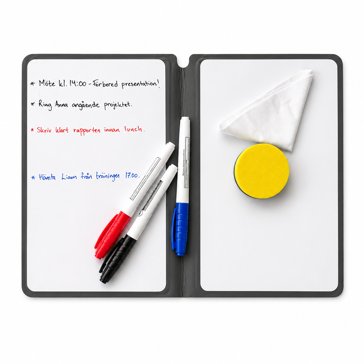 Anteckningsblock whiteboard
